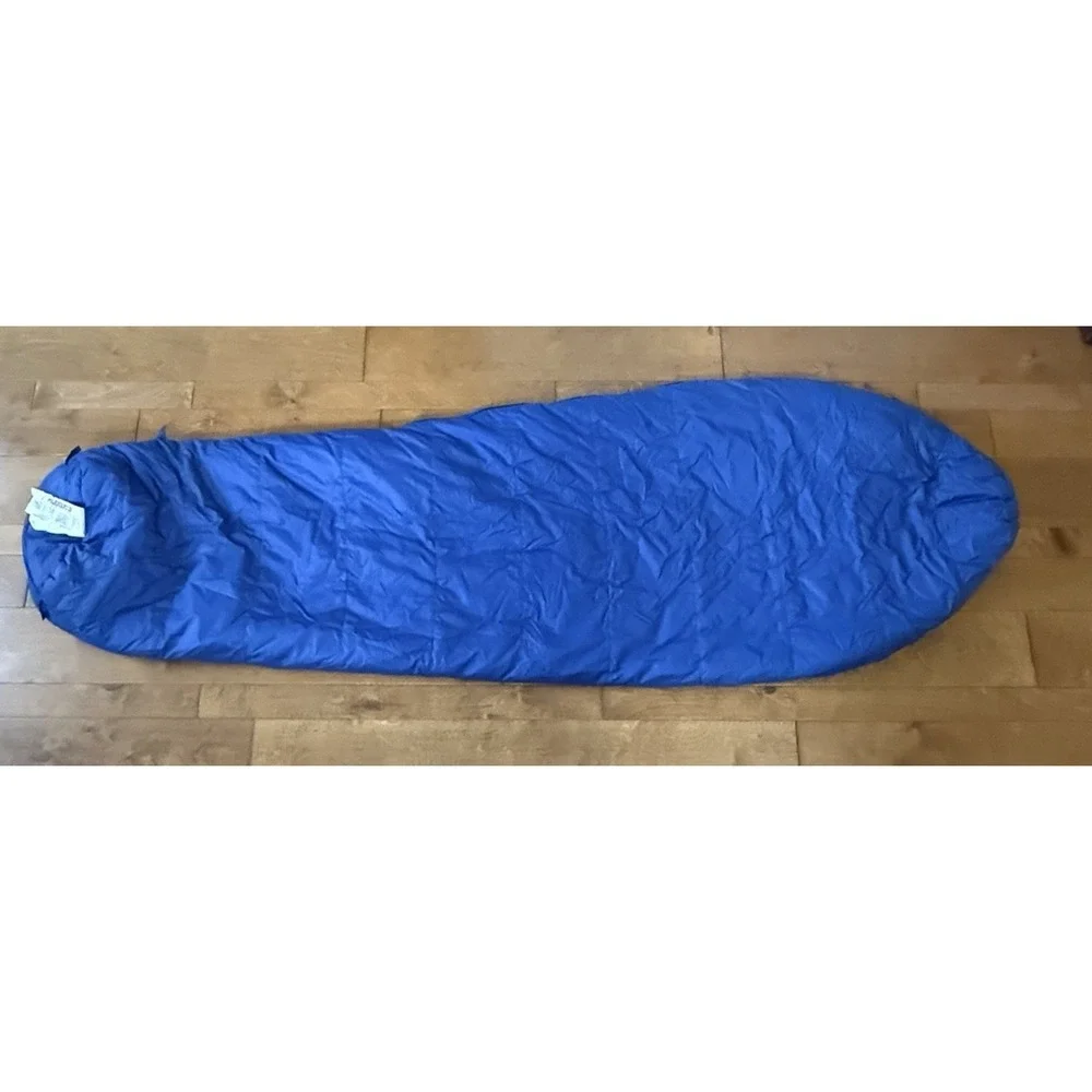 The North Face Thunderhead 3D Sleeping Bag Long 20F Polarguard Mummy 90x33 Blue